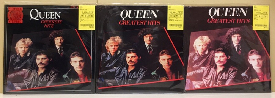 中古新入荷情報】QUEEN 『GREATEST HITS』 各国盤まとめて入荷