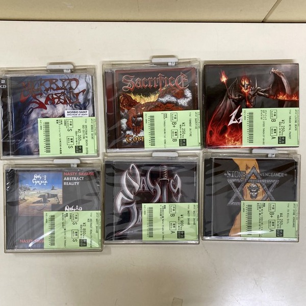 ⛧中古新入荷情報⛧】スラッシュメタルCDまとめて入荷いたしまし