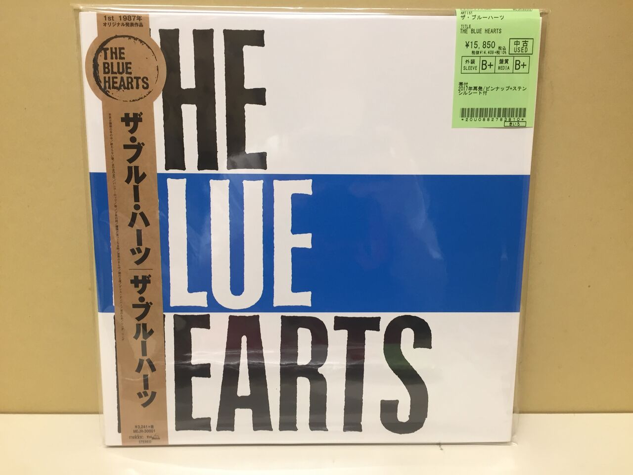 The Blue Hearts　ブルーハーツ　レコード　再発 THE BLUE HEARTS 1st LP 再発盤