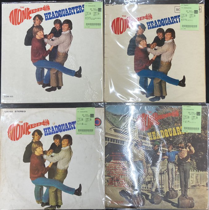 ✶🎸中古LP新入荷🎸✶ THE MONKEESのオリジナル盤,国内盤,各国盤