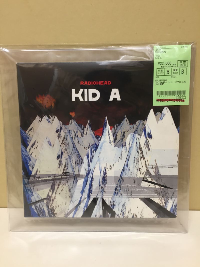 RADIOHEAD『AMNESIAC』、『KID A』10インチEU ORIGINAL盤で入荷 RADIOHEAD『AMNESIAC』、『KID A』10インチEU ORIGINAL盤で入荷