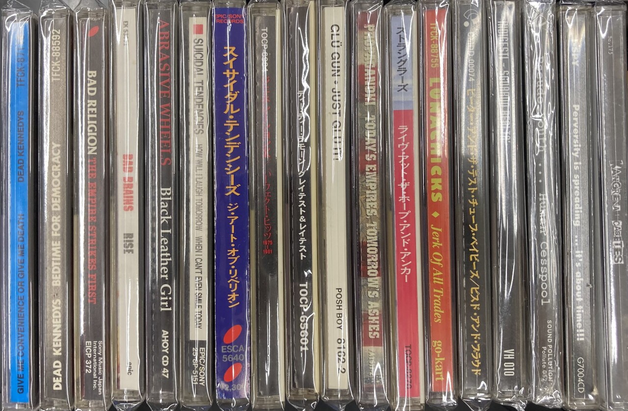 💀中古新入荷情報💀】国内外PUNKのCDがまとまって入荷いたしまし