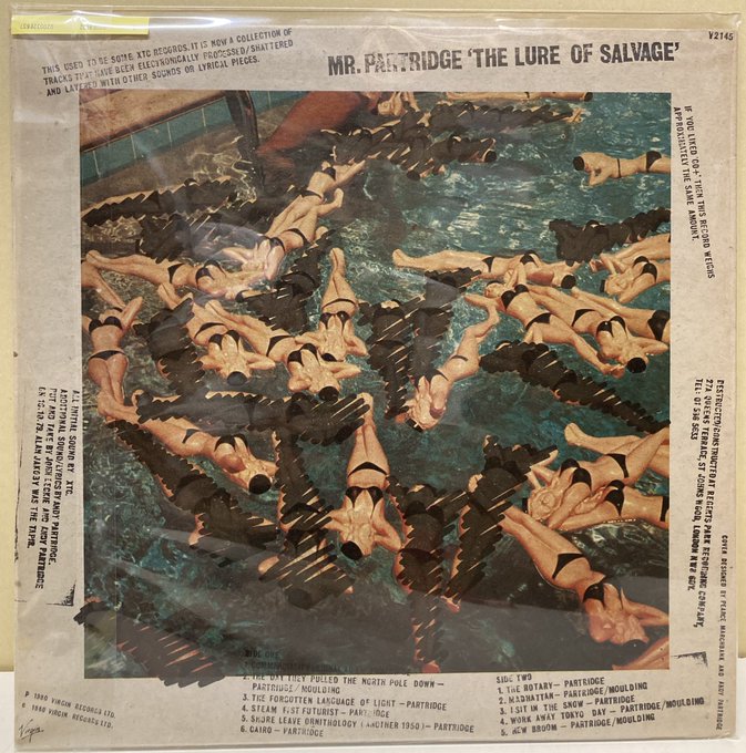 中古新入荷情報】👙MR.PARTRIDGE ANDY PARTRIDGE(XTC)👙『TAKE 中古新入荷情報】👙MR.PARTRIDGE ANDY PARTRIDGE(XTC)👙『TAKE