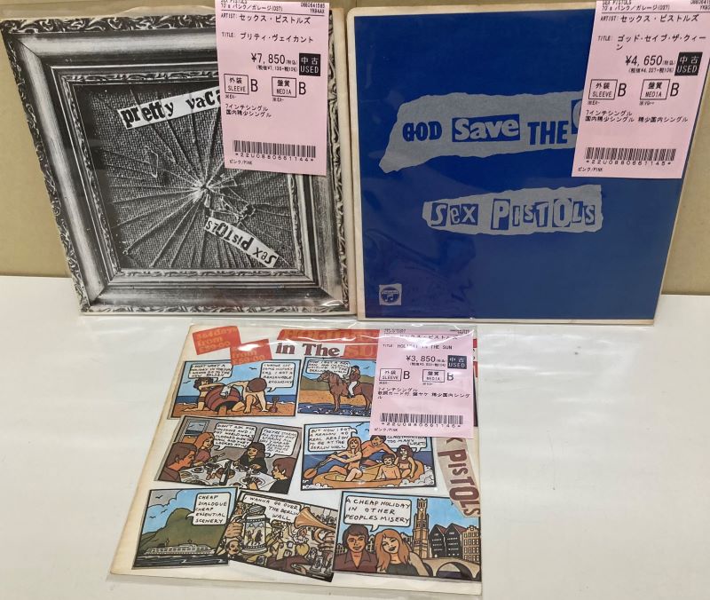 ☆PUNK中古新入荷情報☆】SEX PISTOLSの希少国内7インチが入荷しました
