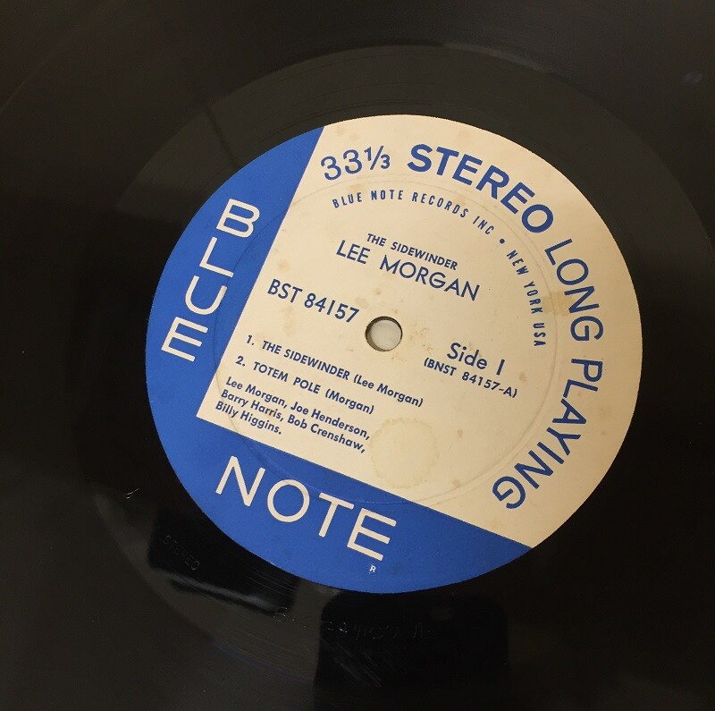 中古新入荷情報】LEE MORGAN 「THE SIDEWINDER」オリジナル盤入荷しま 