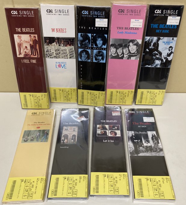 中古新入荷】SEALED品多数!ビートルズの8cmCDブリスターパック 中古新入荷】SEALED品多数!ビートルズの8cmCDブリスターパック