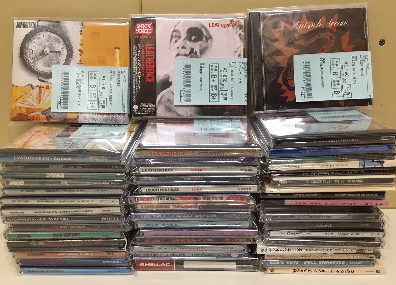 ☆PUNK中古新入荷情報☆】LEATHERFACE、HUSKER DU、JAWBREAKER 