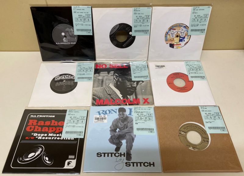 中古新入荷情報】HIP HOP・SOUL 良質タイトル7インチ新着品