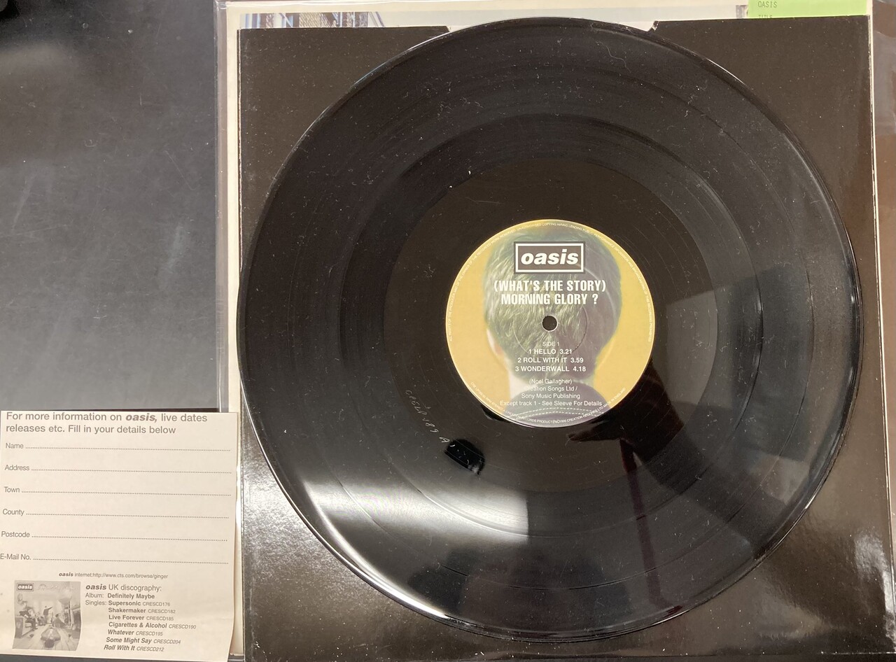 神美盤＆美ジャケ　UKオリ盤DAMONT刻印　オアシス　「ホワットエヴァー」 神美盤＆美ジャケ UKオリ盤DAMONT刻印 オアシス 「ホワット