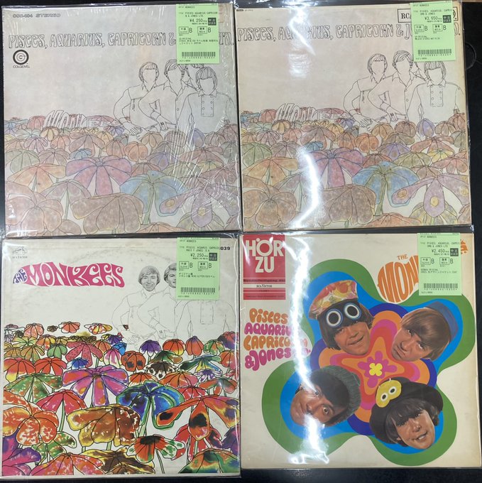 ✶🎸中古LP新入荷🎸✶ THE MONKEESのオリジナル盤,国内盤,各国盤