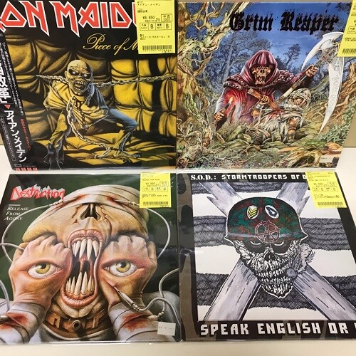 Slayer、S.O.D、Kreatorなどのメタルレコードが入荷