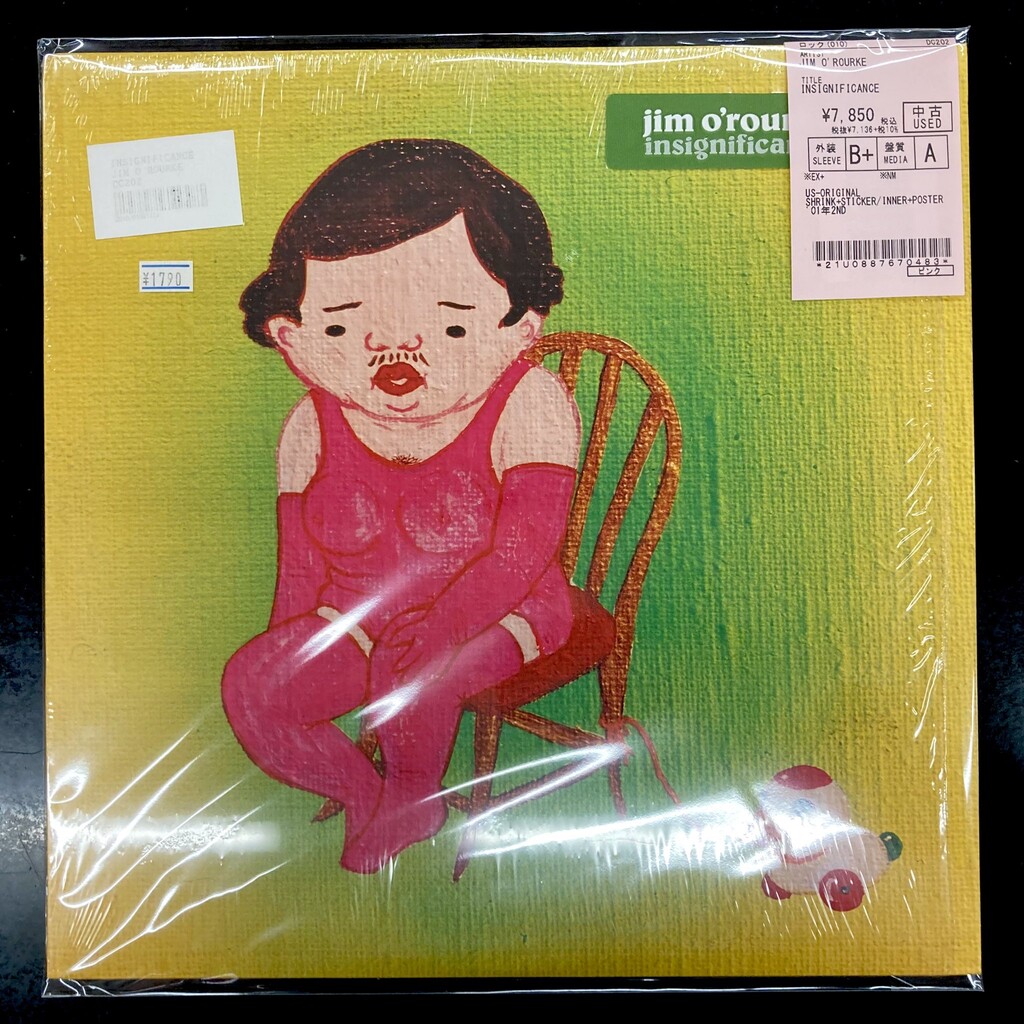 ⭐中古新入荷情報⭐】JIM O'ROURKE『INSIGNIFICANCE』入荷いたしました