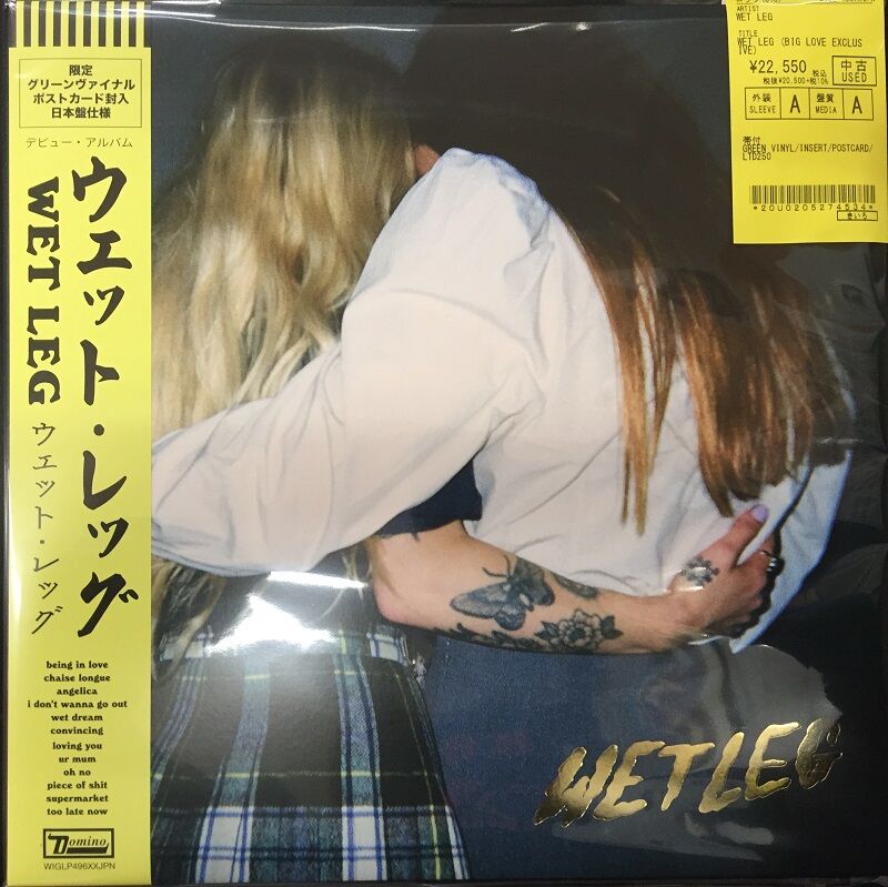 中古新入荷情報】来日が決まっているWET LEG 「WET LEG」 (BIG LOVE 