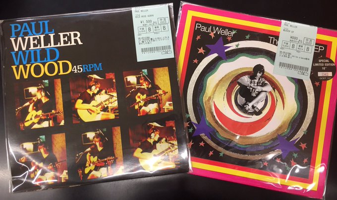 中古新入荷】PAUL WELLERのオリジナル盤、7インチ/10インチがまとまっ