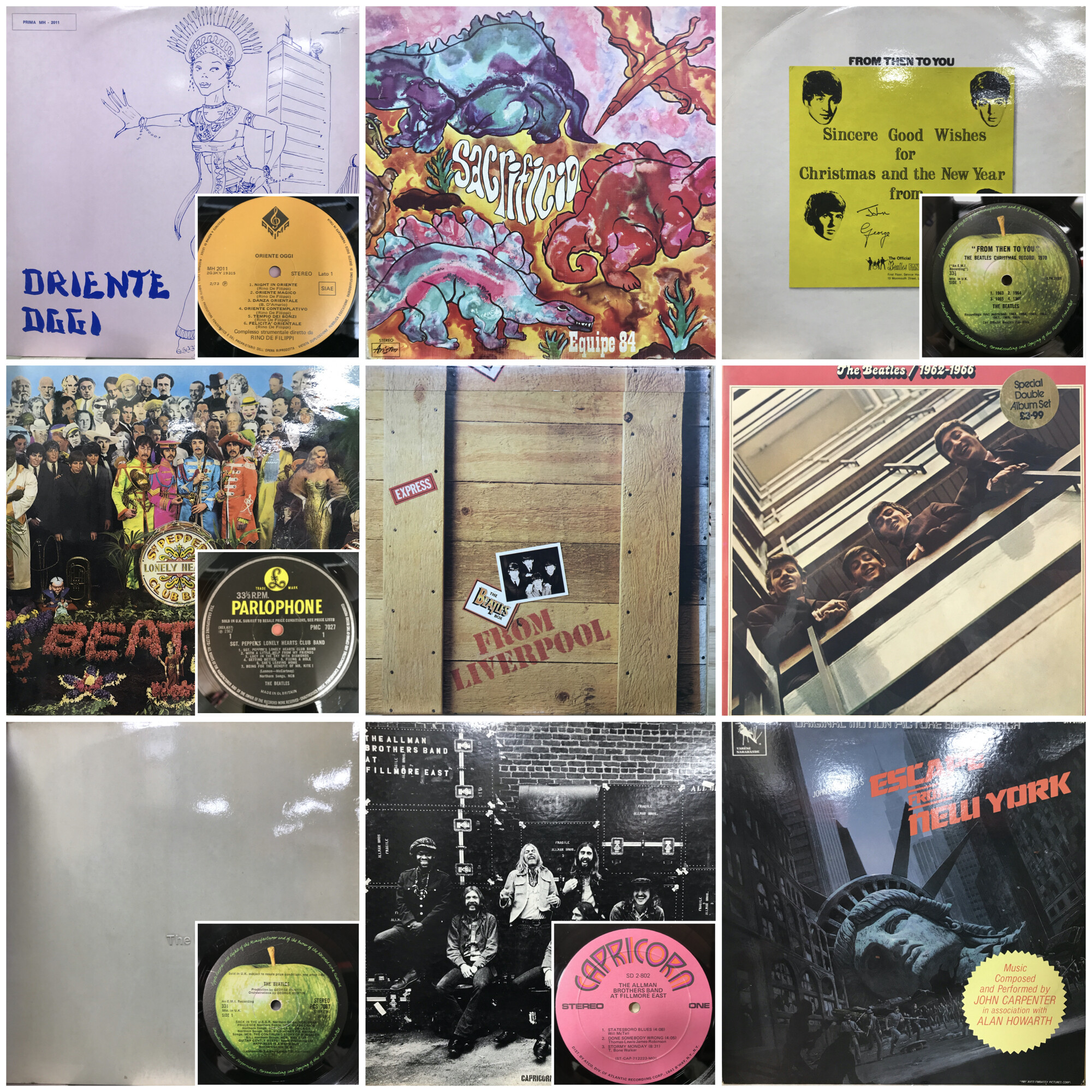 1/23オンライン出品！1/21(土)ロック＆プログレ廃盤レコードセール 