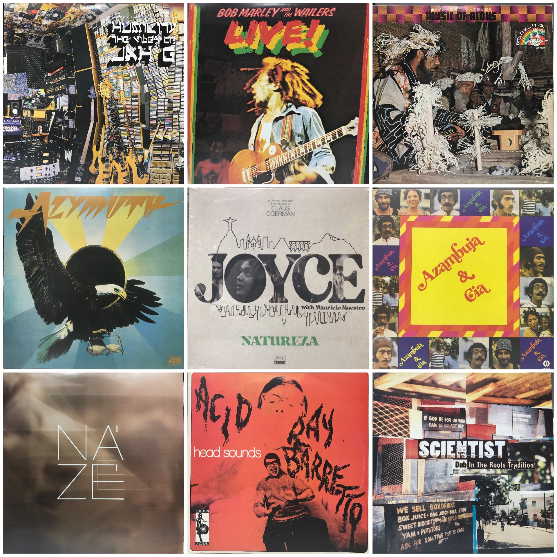 オンライン出品いたしました！ 7/16(日)WORLD/ REGGAE 中古レコード 