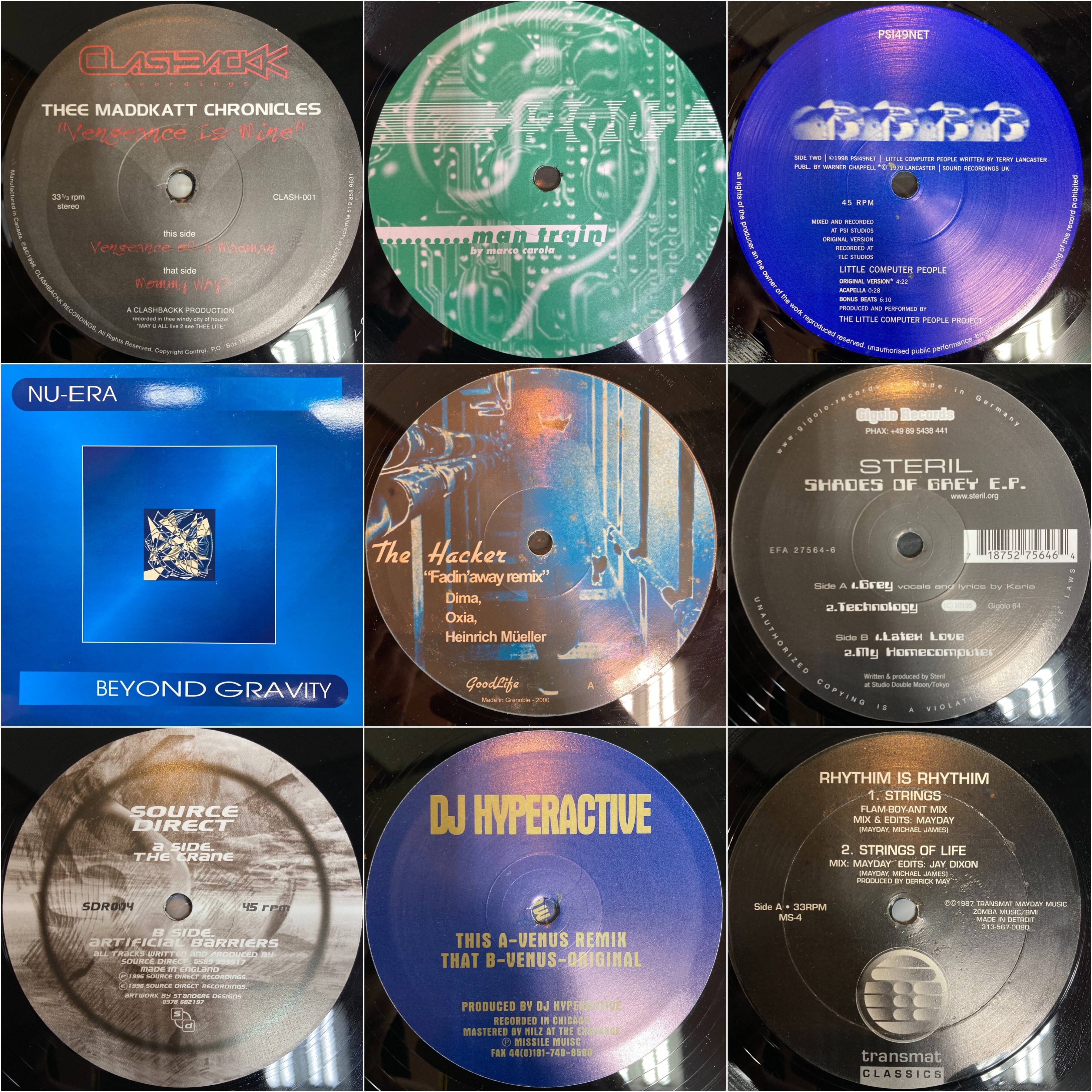 HOUSE レコードSET 10/26(日)テクノ・ハウス・エレクトロニカ 中古レコードセール