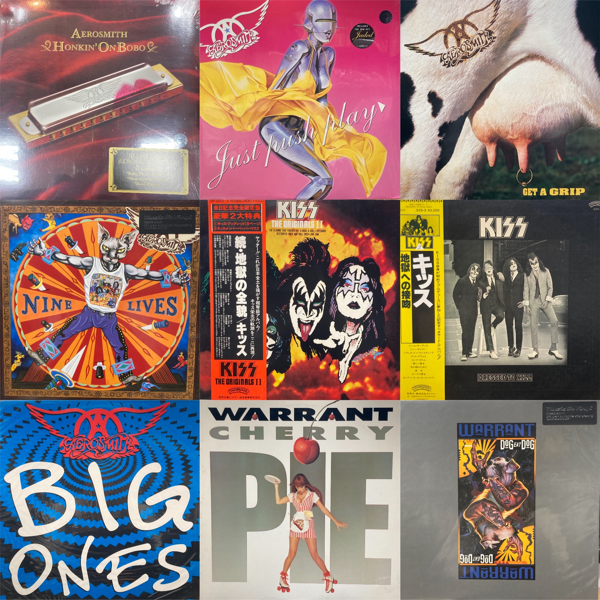 LPレコード ROCK 4セット リジー・ボーデン / ビートルズ など