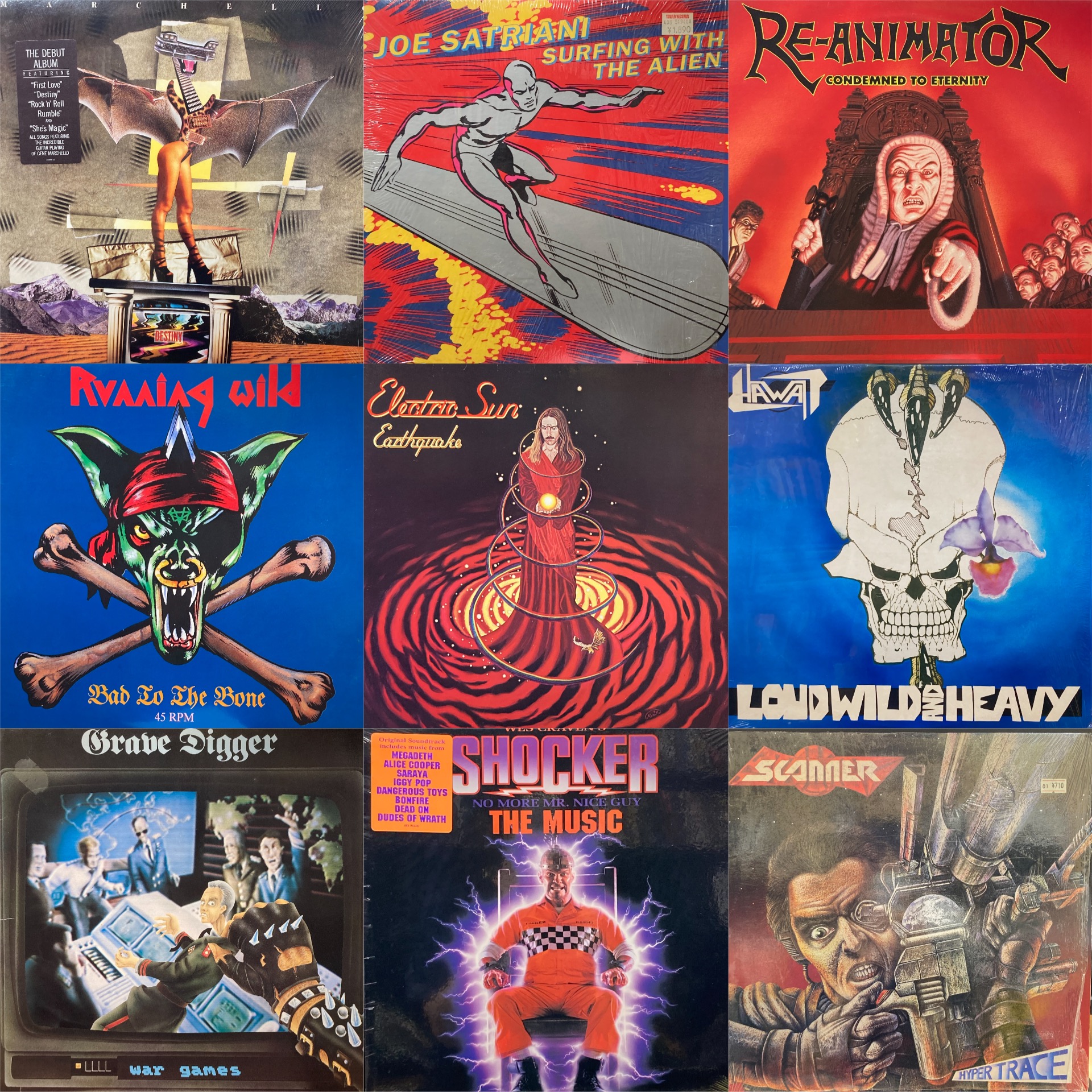 □オンライン出品致しました！□9/23(月・祝)HARD ROCK / HEAVY METAL