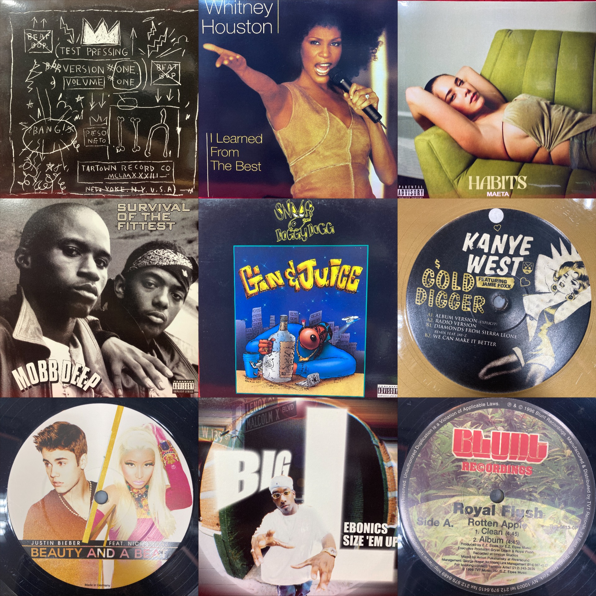 価格入りリスト公開】8/22(土)HIPHOP R&B 日本語ラップ中古レコード