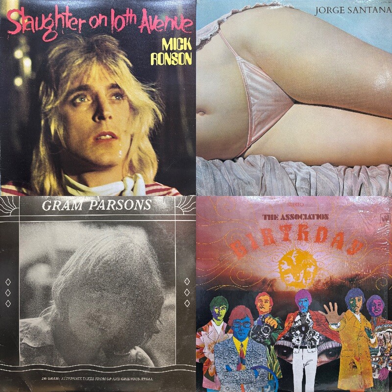 オンライン出品しました□2/15(土)ROCK輸入盤中古レコードセール