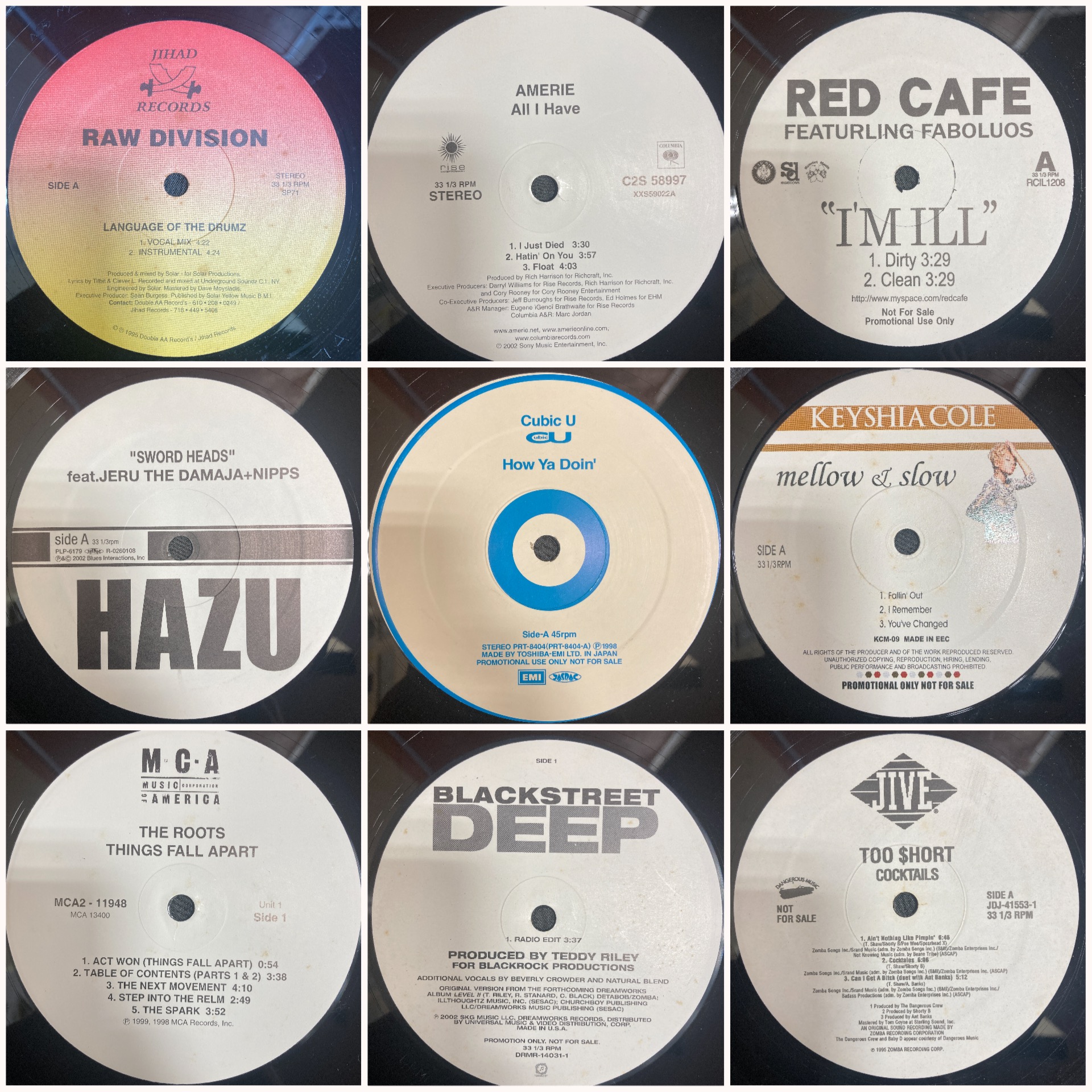 7/25(土)HIPHOP R&B 日本語ラップ中古レコードセール : ディスク
