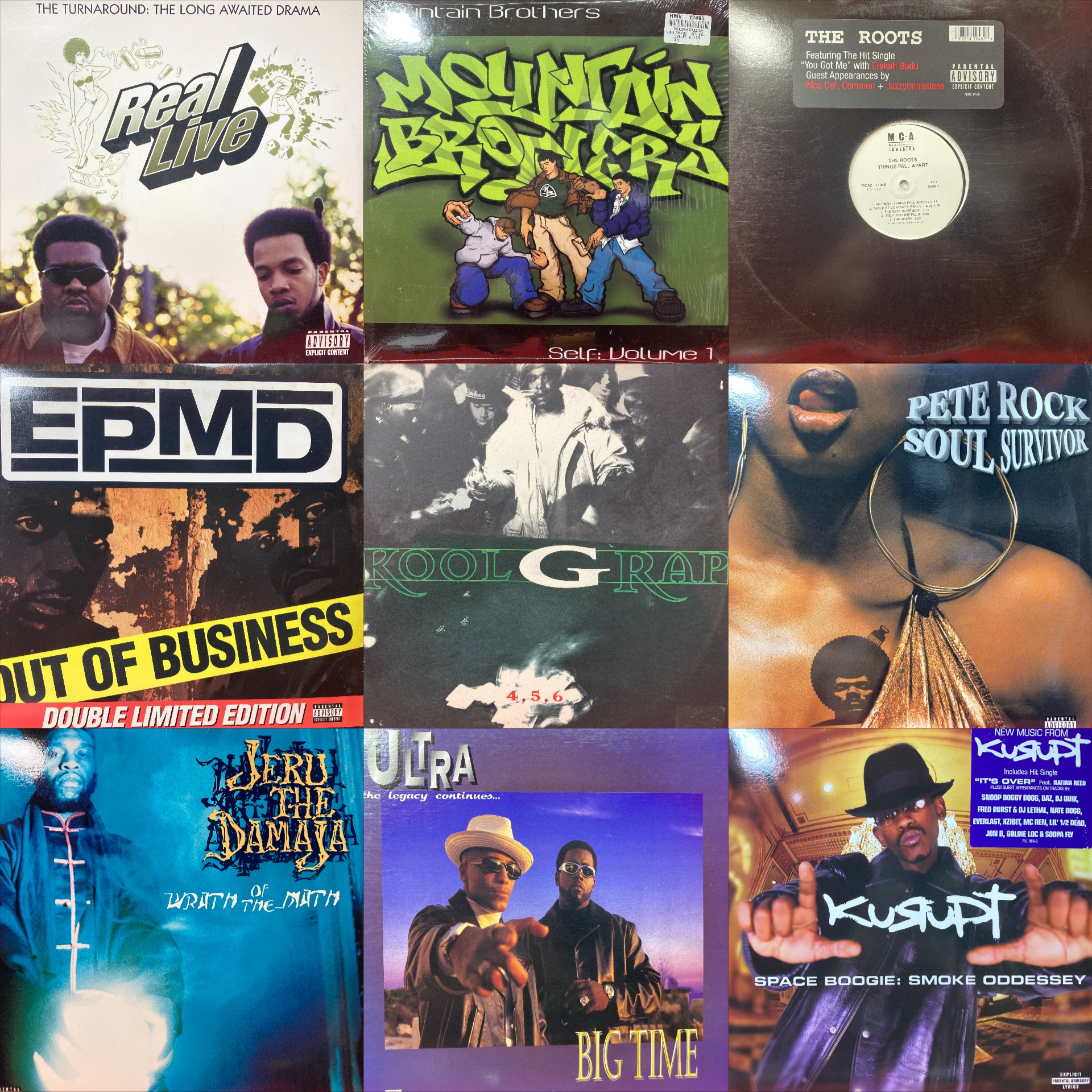 価格入りリスト公開】8/22(土)HIPHOP R&B 日本語ラップ中古レコード