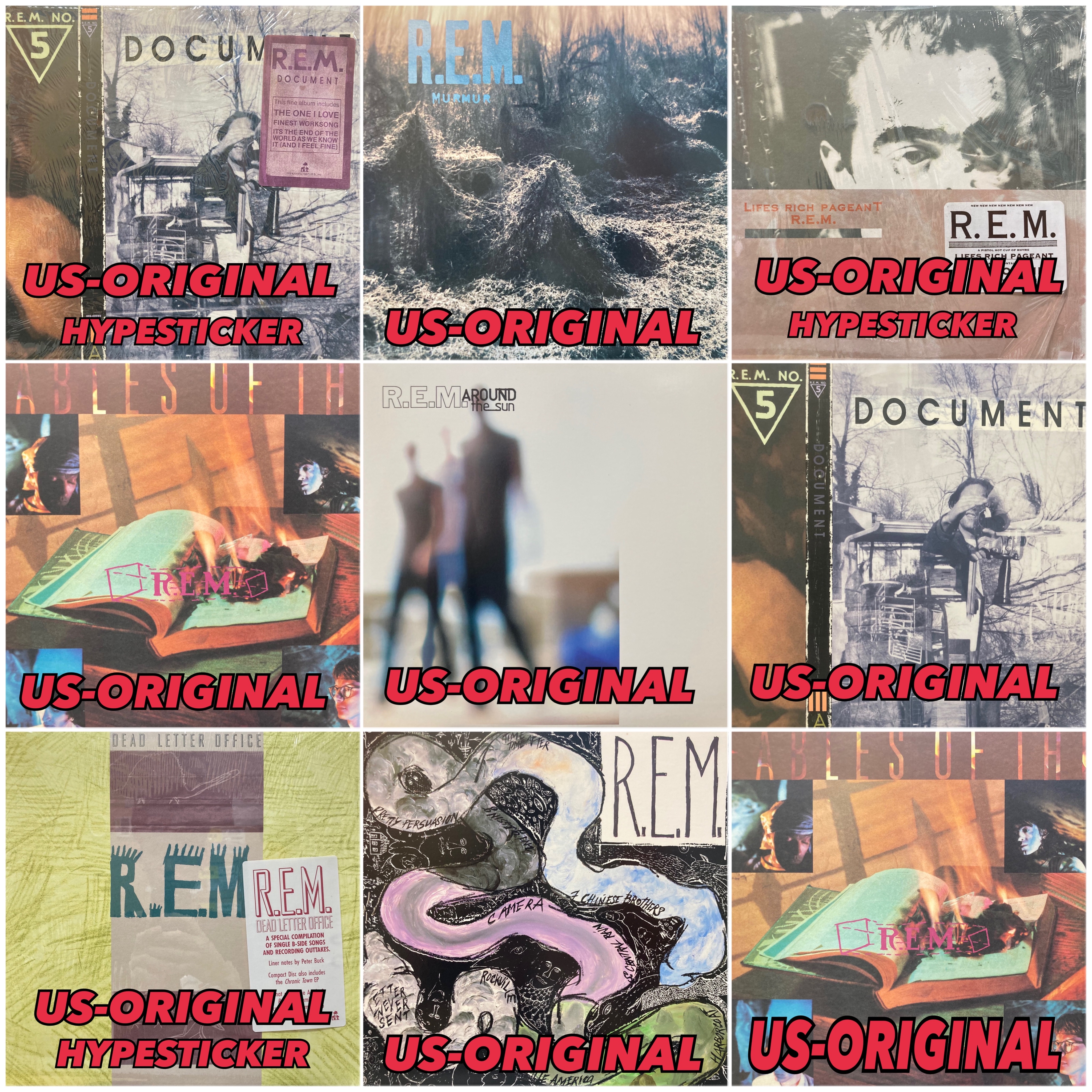 1983年 国内初版】R.E.M.「マーマー」アナログ盤 LP レコード 帯付