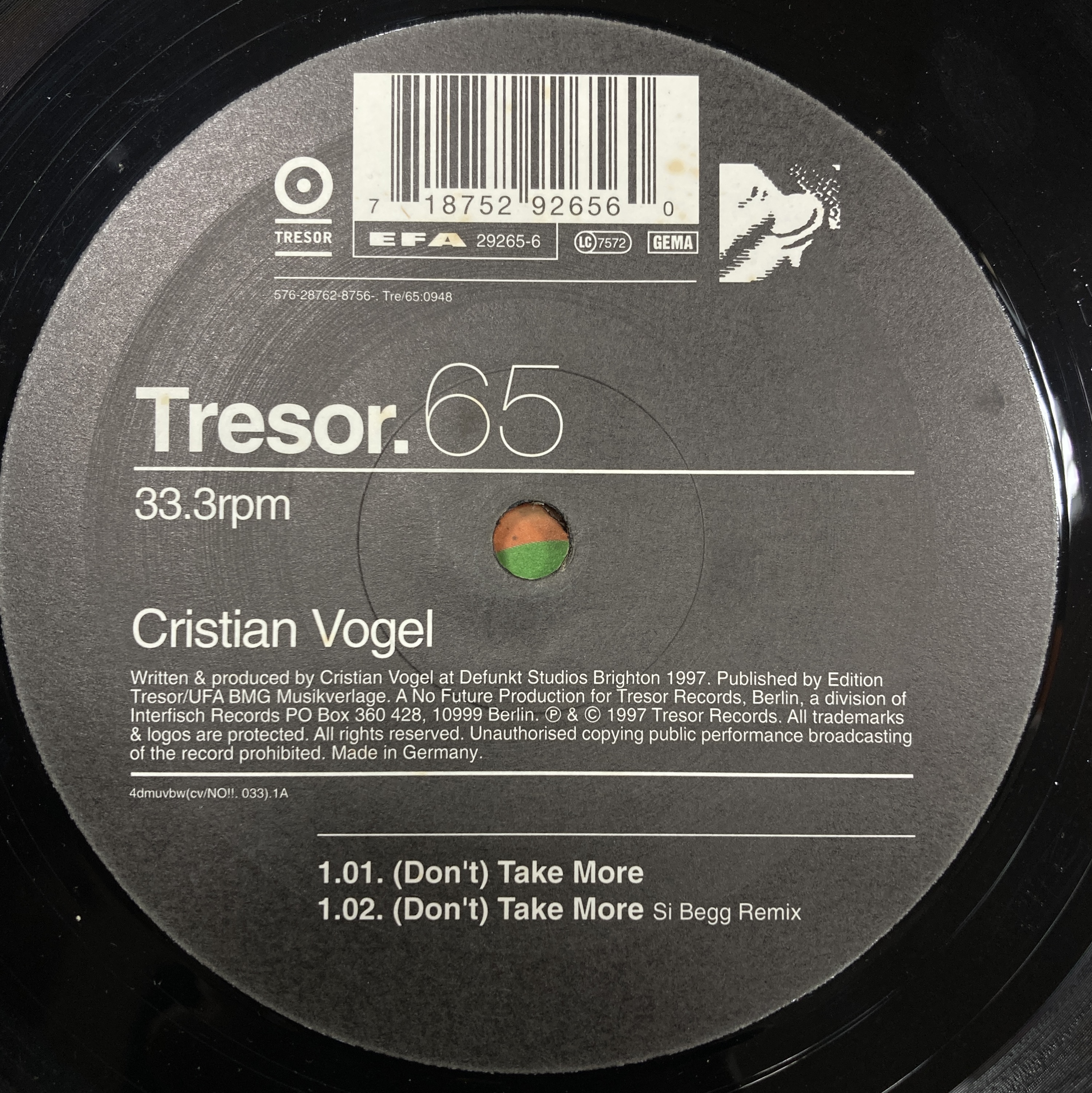 1/25(日)テクノ・ハウス・エレクトロニカ 中古レコードセール