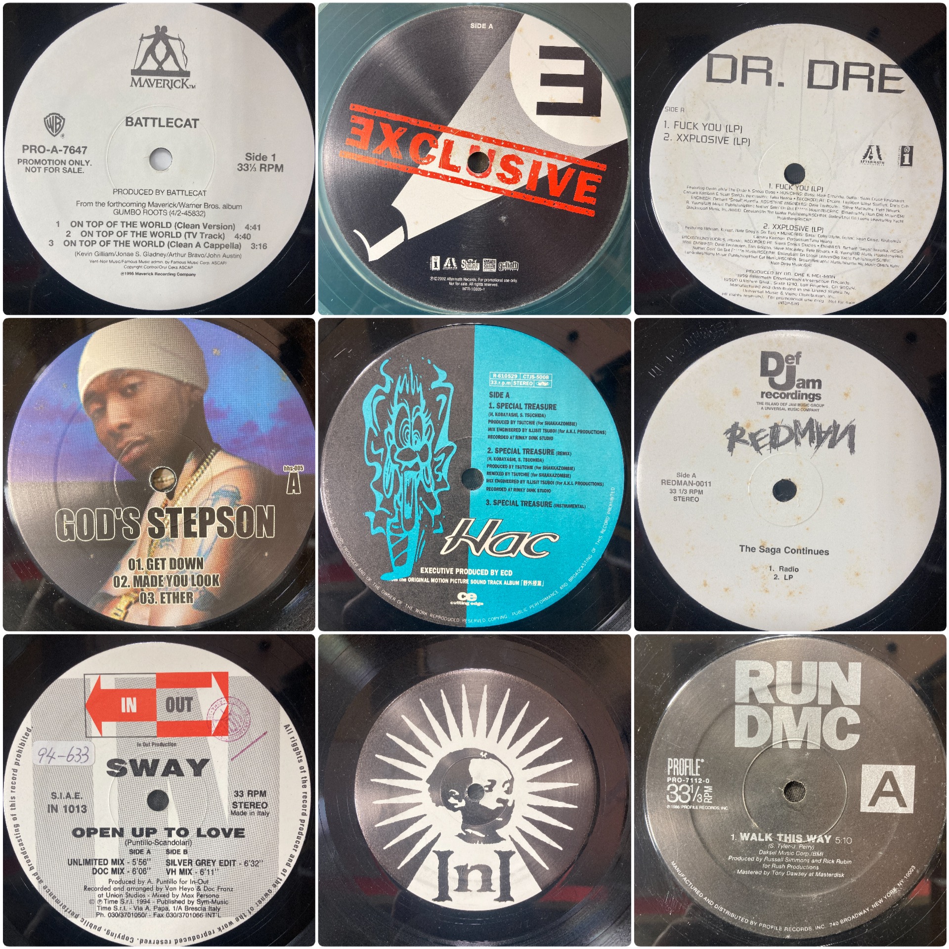 価格入りリスト公開】2/23(月)HIPHOP R&B 日本語ラップ中古レコード