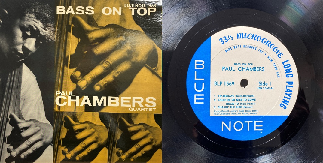 レア！RVG刻印盤 MONO PAUL CHAMBERS jazzレコード レア！RVG刻印盤