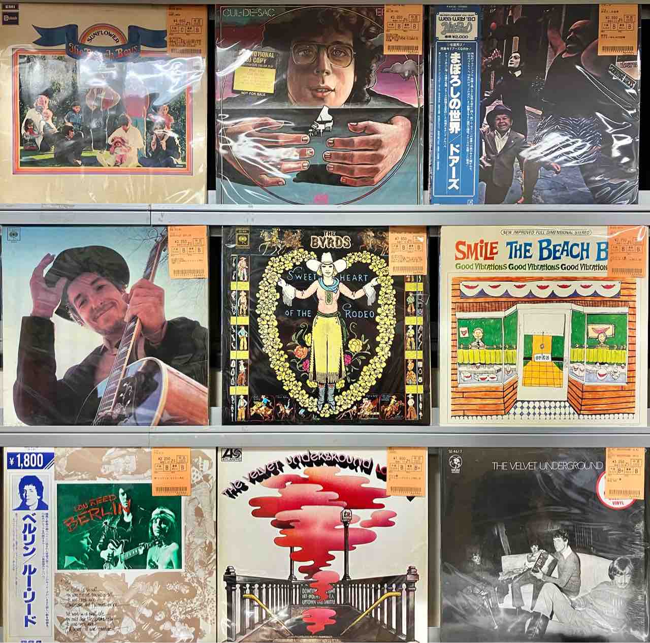 BEATLES、BEACH BOYS、国内盤帯付など 60's-70'sロック新着廃盤