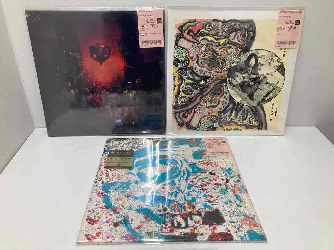 ロックを中心に中古レコードがまとめて入荷いたしました。未開封