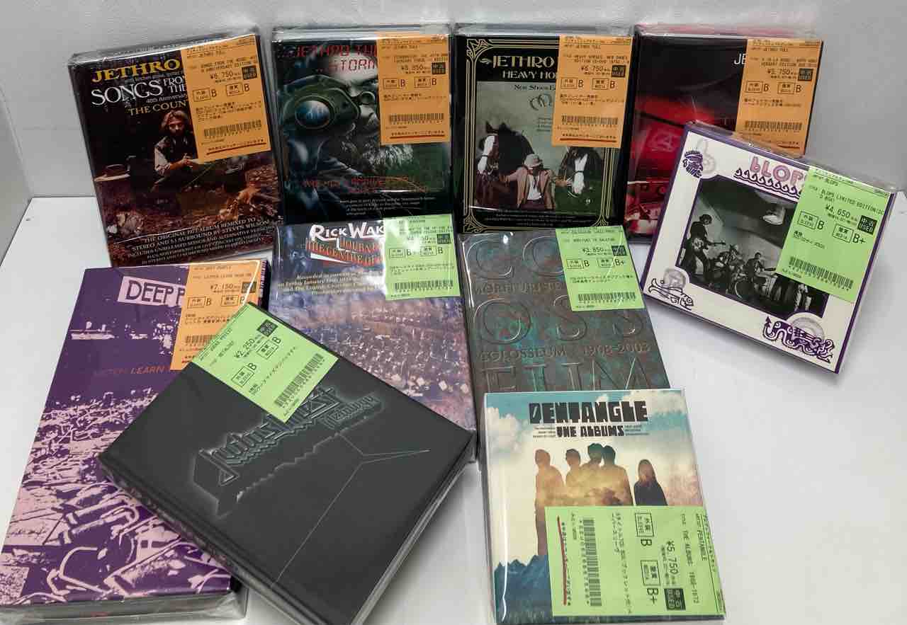 ロック、プログレ、ハード・ロック》中古CD BOX まとめて約30点近く