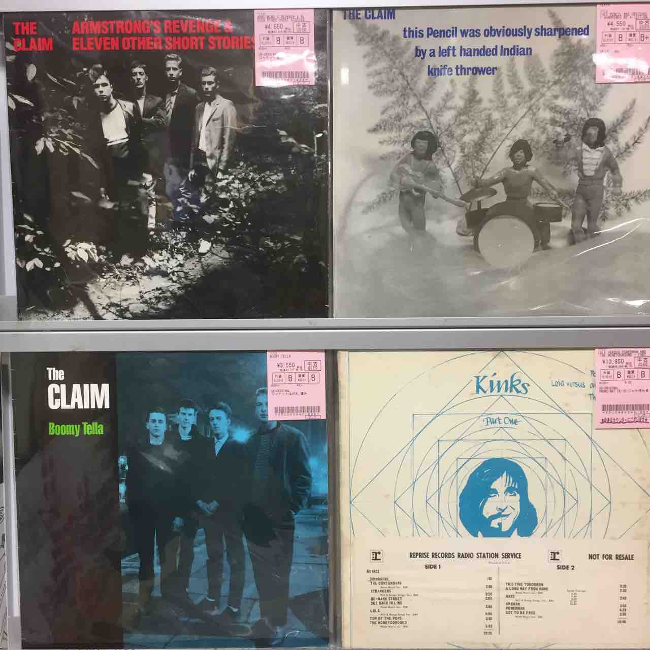 CLAIM、SQUEEZE、XTCなど オリジナル盤多数！ロック中古レコード