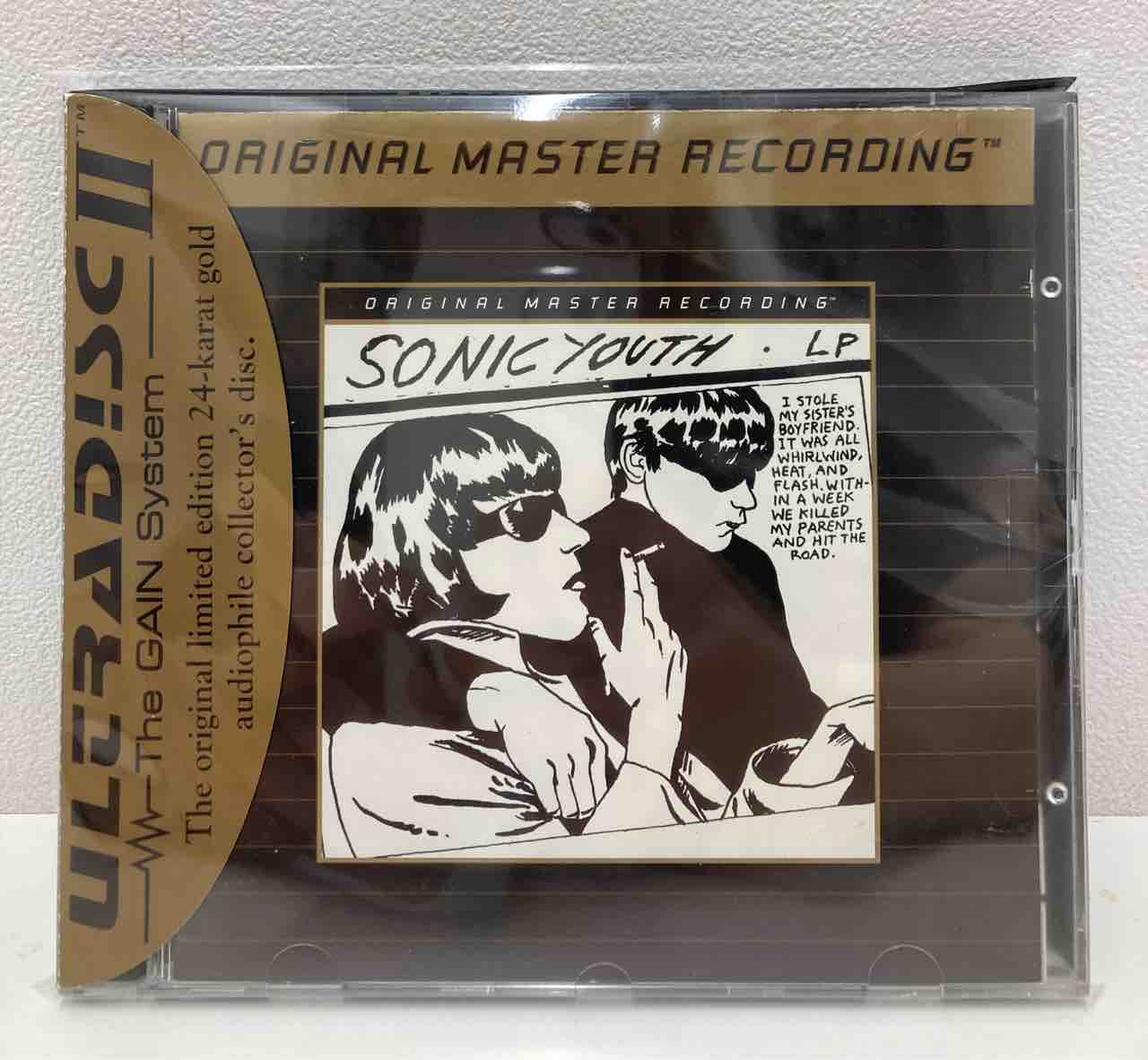 SONIC YOUTH / GOO の貴重な中古MOBILE FIDELITY GOLD CDが帯付