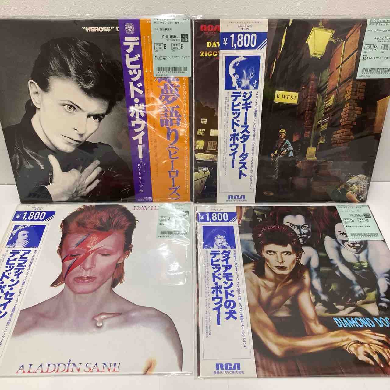 デヴィッド・ボウイ 中古レコード約40点！まとめて入荷しました