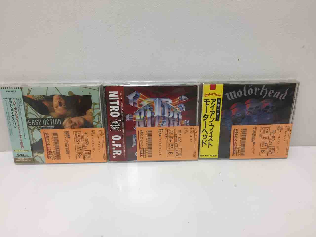 NITRO『O.F.R.』EASY ACTION『THAT MAKES ONE』MOTORHEAD『IRON FIST