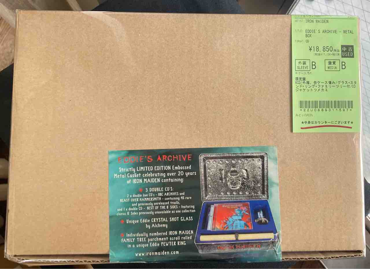 ◤メタル◢ IRON MAIDENやJUDAS PRIESTなどの中古BOXセットがまとまっ