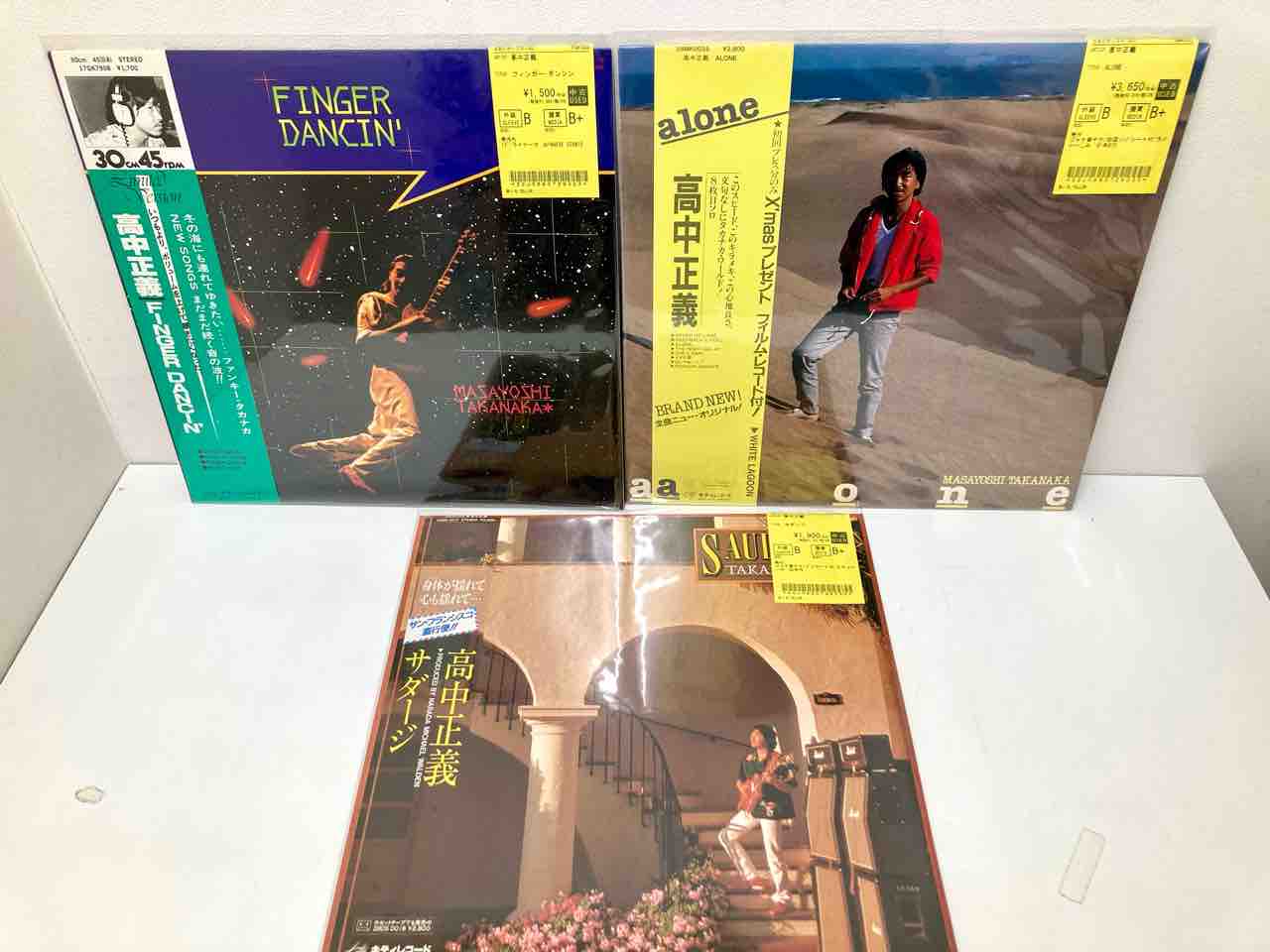 高中正義/ブラジリアン・スカイズ/和モノ/シティポップ/フージョン/レコード 高中正義 ブラジリアン・スカイズ、ON GUITARなど中古レコード