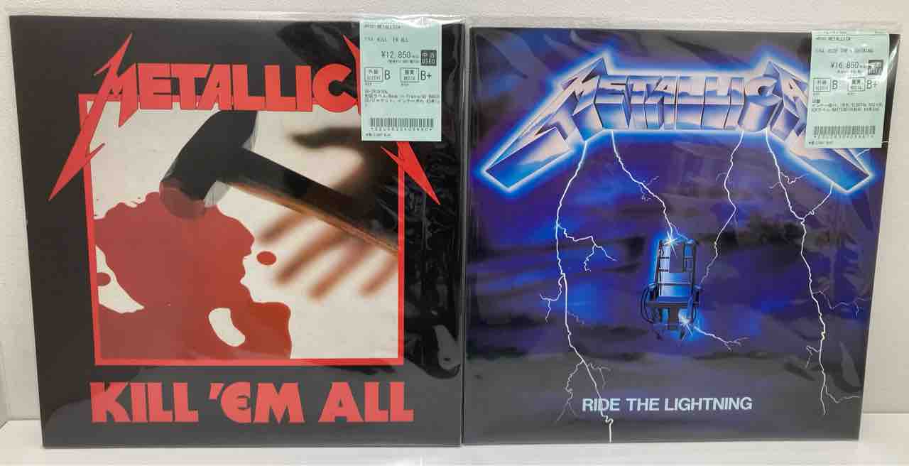 美品 llica メタリカ 血染めの鉄槌 レコード LP 帯付属 Yahoo!オークション -「kill 'em all」(レコード) の落札相場