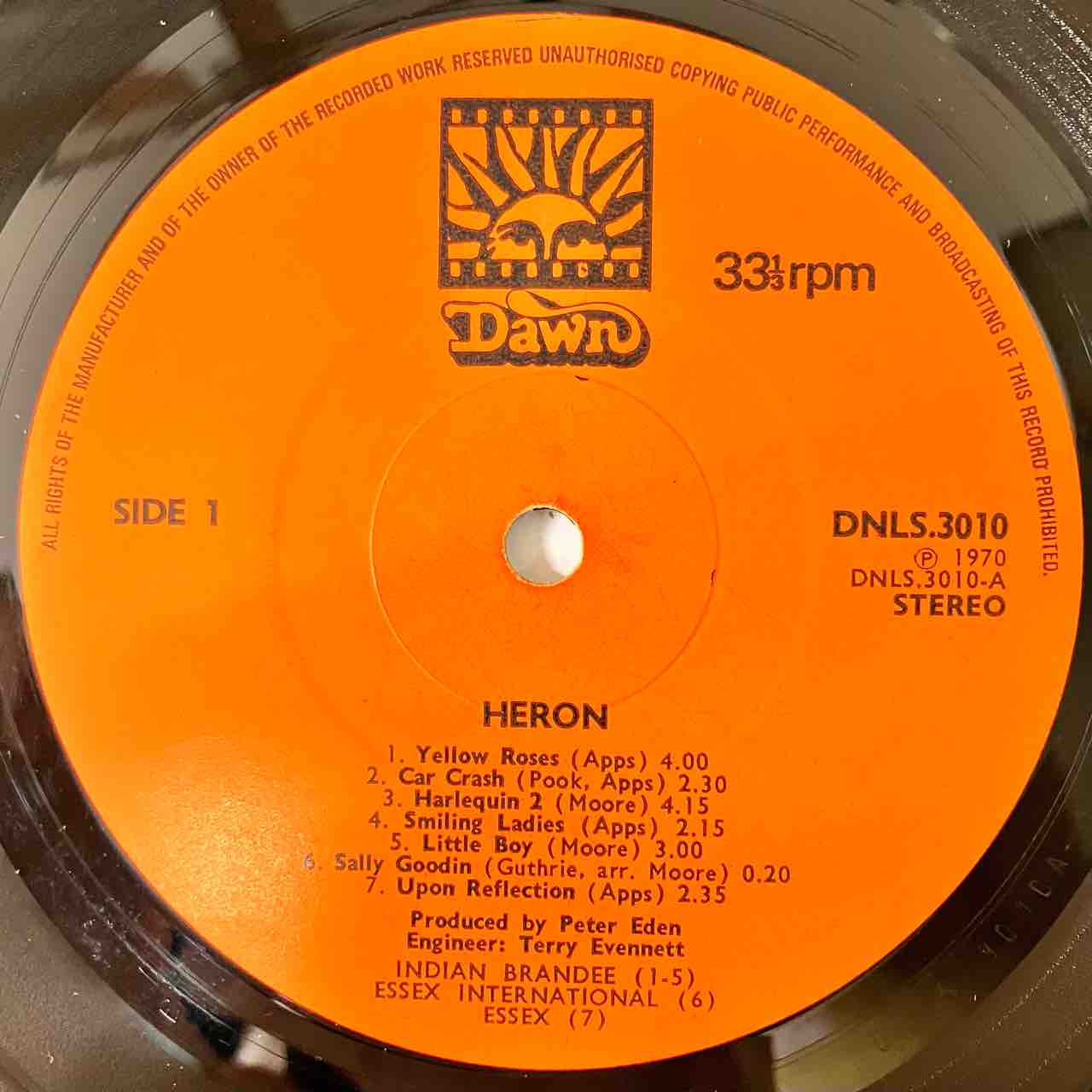 HERON」「HAWKWIND」「BEATLES」激レアUKオリジナル盤 入荷