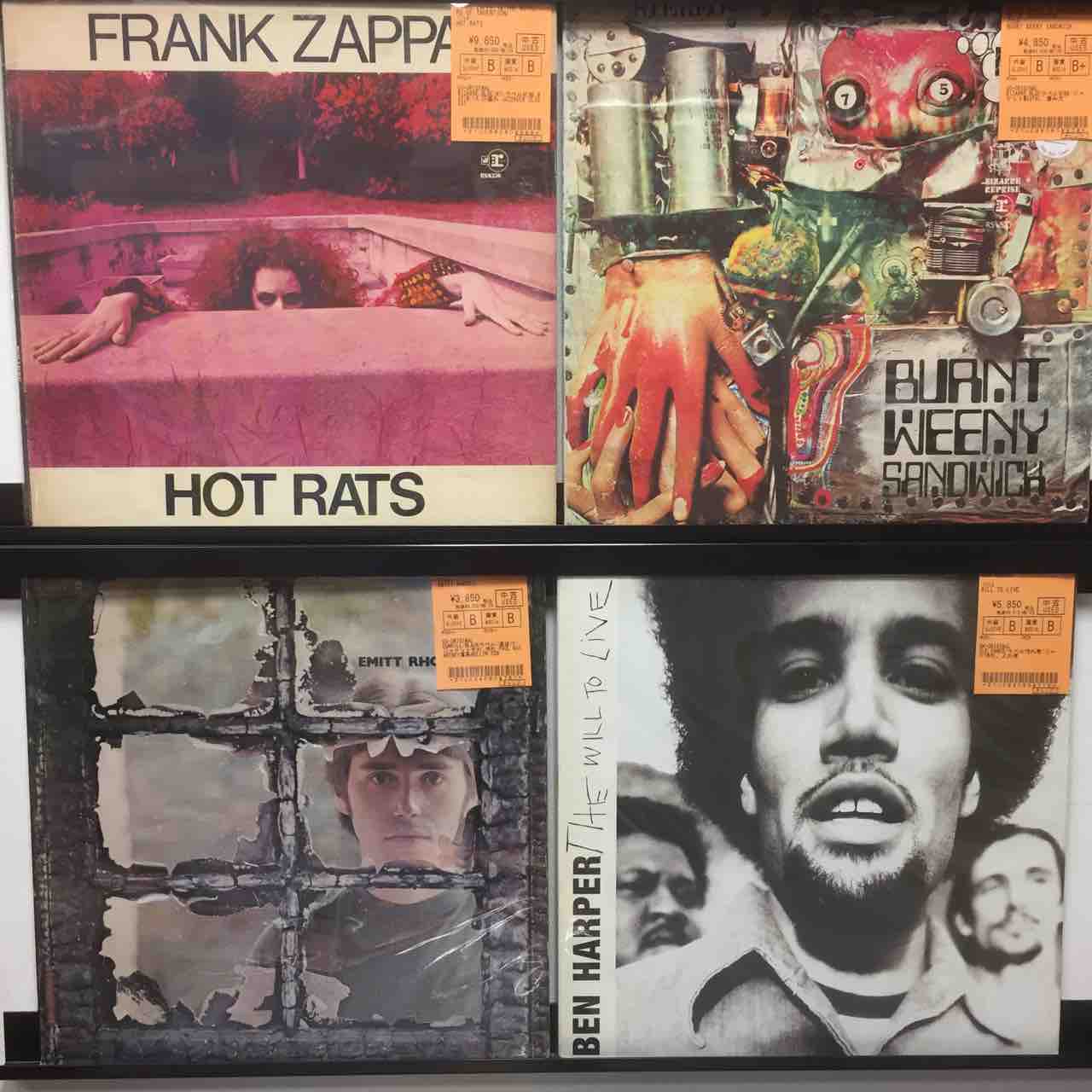 BEN HARPER、TRICKY、MASSIVE ATTACKなど ロック中心に中古レコード