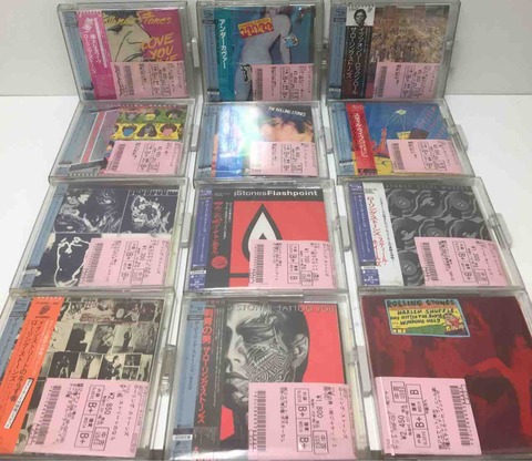 ローリングストーンズ中古紙ジャケットCD一挙12タイトル入荷