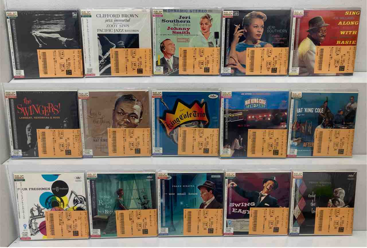 ◇ジャズヴォーカル◇帯付中古紙ジャケットCDがまとめて入荷いたしまし