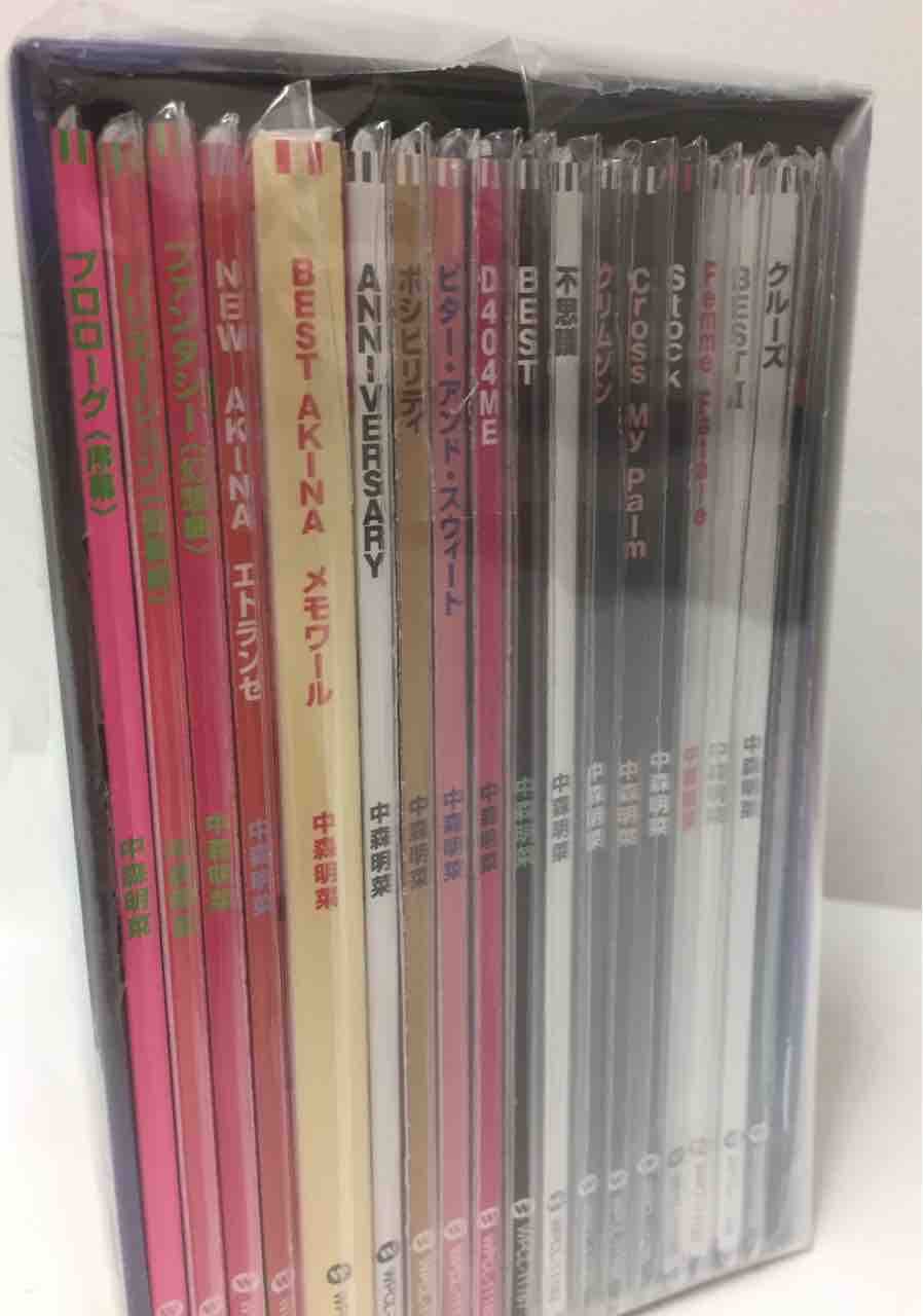中森 明菜』AKINA・BOX 30周年記念中古紙ジャケットCD BOX入荷