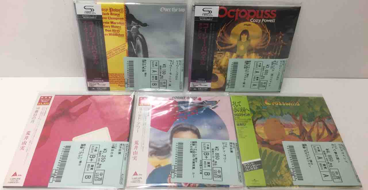 サンタナ/モントローズ などロック、プログレ中心に中古紙ジャケットCD