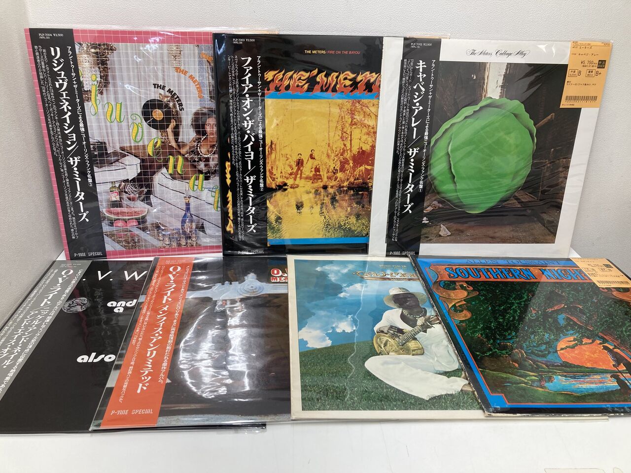 ◤ソウル◢ ミーターズなど国内帯付や見本盤白ラベルのレコードを少数