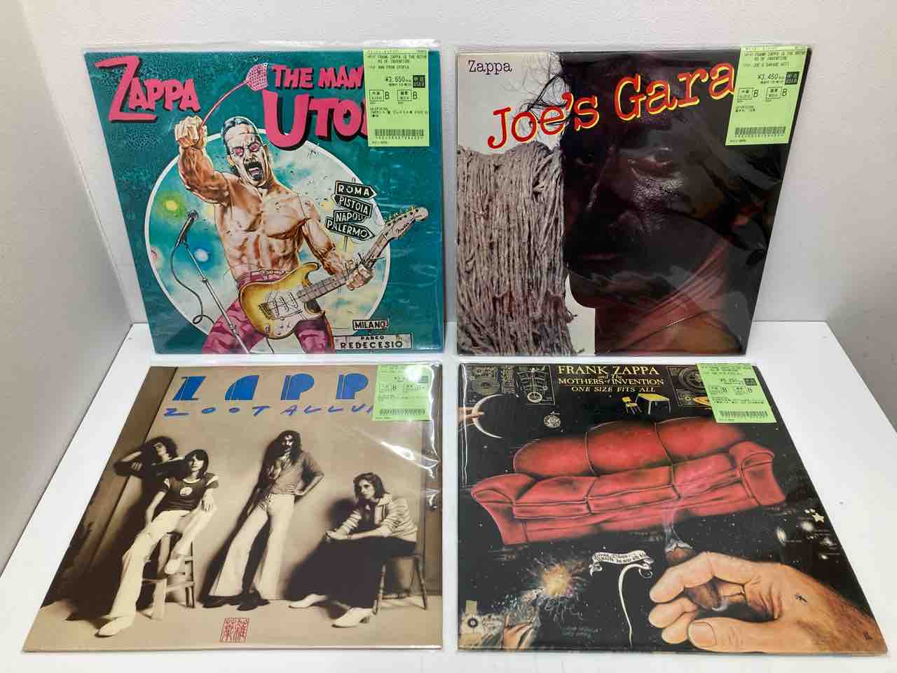 FRANK ZAPPA,BEATLESなどロック中古LP&EPがまとめて入荷いたしました