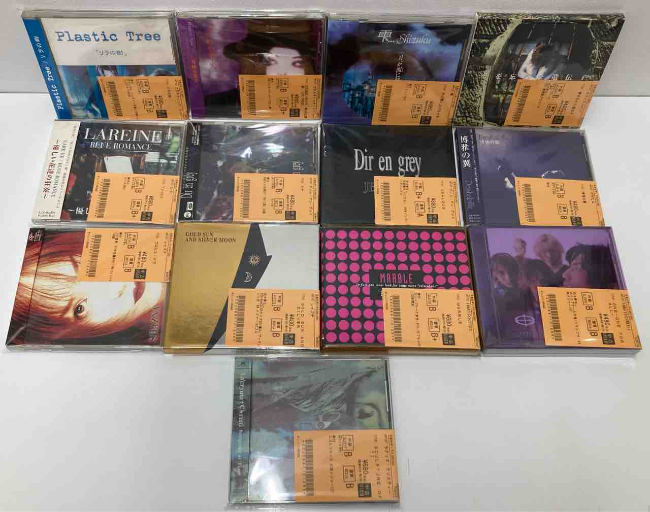90'sヴィジュアル系アーティストのCDがまとまって入荷いたしました